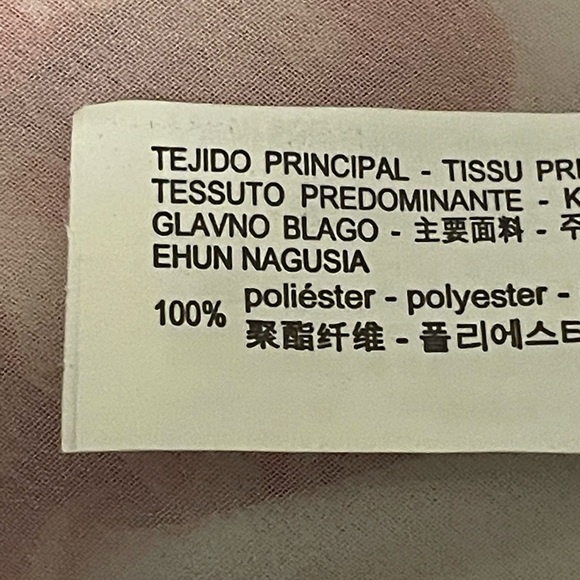 Zara Printed Crochet Fringe Boho Maxi Dress Size Extra Small - Picture 15 of 15